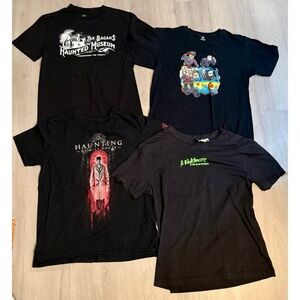 Horror Shirt Lot Of 4 Size Men's M-Freddy Krueger, Haunting Of Hill House, Etc
